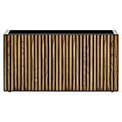 Herstera Garden Pflanzkasten Deco Planter (Außenmaß (L x B x H): 100 x 50 x 50 cm, Holz, Schwarz, Natur) | BAUHAUS