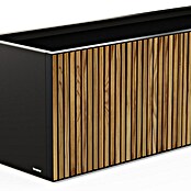 Herstera Garden Pflanzkasten Deco Planter (Außenmaß (L x B x H): 150 x 50 x 50 cm, Holz, Schwarz, Natur) | BAUHAUS