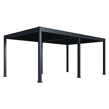 Paragon Outdoor Pergola Grand Tuscan 1220 (Anthrazit, Metall, L x B x H: 599,2 x 370 x 256 cm)