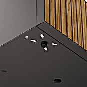 Herstera Garden Pflanzkasten Deco Planter (Außenmaß (L x B x H): 100 x 40 x 25 cm, Holz, Schwarz, Natur) | BAUHAUS