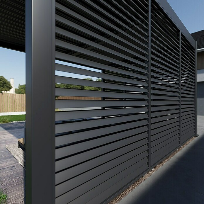 Paragon Outdoor Lamellen Grand Tuscan (Metall, Grau, Passend für: Pergola Grand Tuscan 12) | BAUHAUS