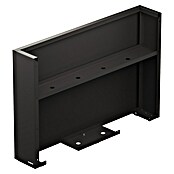 Herstera Garden Pflanzkasten Deco Planter (Außenmaß (L x B x H): 120 x 25 x 80 cm, Holz, Schwarz, Natur) | BAUHAUS