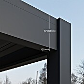Paragon Outdoor Pergola Grand Tuscan 1012 (Anthrazit, Metall, L x B x H: 310 x 370 x 256 cm) | BAUHAUS