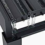 Paragon Outdoor Pergola Grand Tuscan 1214 (Anthrazit, Metall, L x B x H: 370 x 433 x 256 cm) | BAUHAUS
