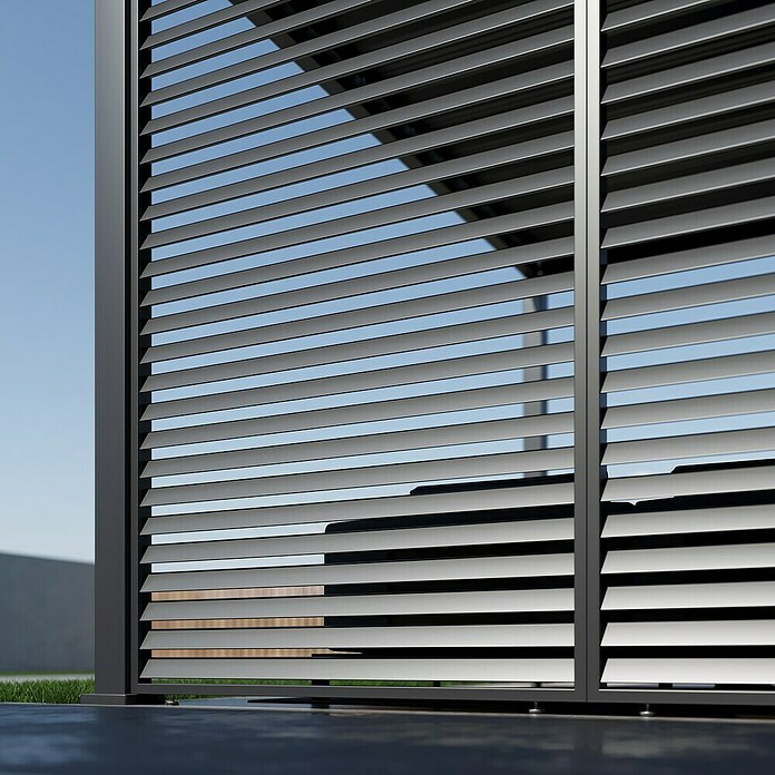 Paragon Outdoor Lamellen Grand Tuscan (Metall, Grau, Passend für: Pergola Grand Tuscan 12) | BAUHAUS
