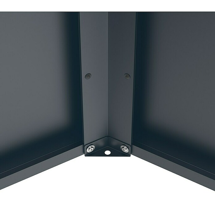 Westmann Hochbeet Varia 52 (100 x 100 x 52 cm, Metall, Grau) | BAUHAUS
