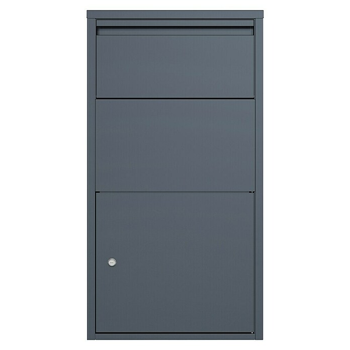 Westmann Paketbox Pollux (Anthrazit, Metall, B 44 x H 82 x T 22 cm) | BAUHAUS