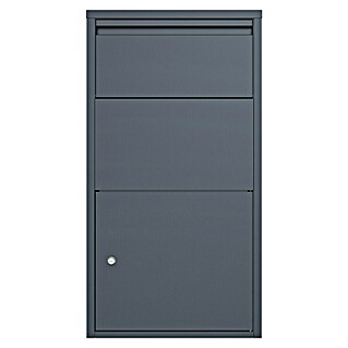 Westmann Paketbox Pollux (Anthrazit, Metall, B 44 x H 82 x T 22 cm)