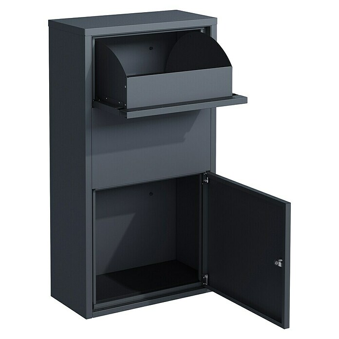 Westmann Paketbox Pollux (Anthrazit, Metall, B 44 x H 82 x T 22 cm) | BAUHAUS