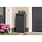 Westmann Paketbox Piet (Anthrazit, Metall, B 50 x H 105 x T 37 cm) | BAUHAUS