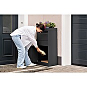 Westmann Paketbox Piet (Anthrazit, Metall, B 50 x H 105 x T 37 cm) | BAUHAUS