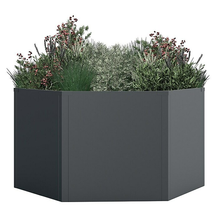 Westmann Hochbeet Varia 52 (100 x 100 x 52 cm, Metall, Grau) | BAUHAUS