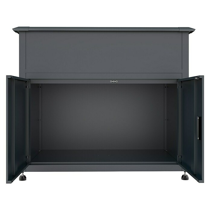 Westmann Hochbeet Plexa (50 x 100 x 85 cm, Metall, Grau) | BAUHAUS