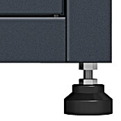 Westmann Hochbeet Plexa (50 x 100 x 85 cm, Metall, Grau) | BAUHAUS