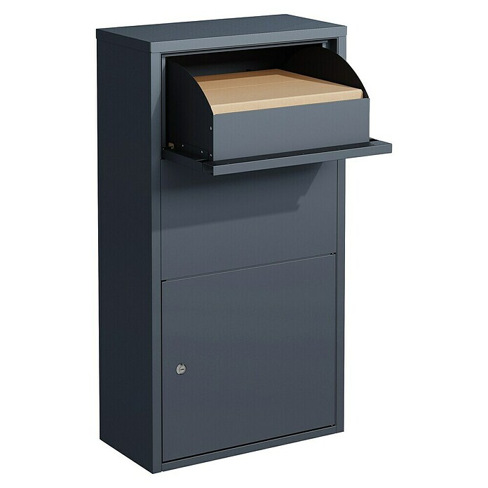 Westmann Paketbox Pollux (Anthrazit, Metall, B 44 x H 82 x T 22 cm) | BAUHAUS