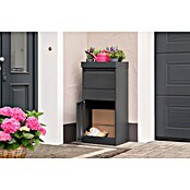 Westmann Paketbox Piet (Anthrazit, Metall, B 50 x H 105 x T 37 cm) | BAUHAUS