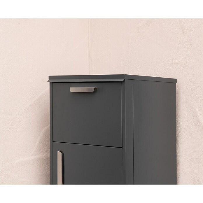 Westmann Paketbox Pepe (Anthrazit, Metall, B 50 x H 114 x T 39 cm) | BAUHAUS