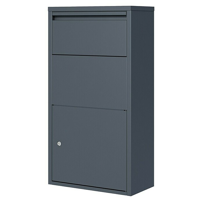 Westmann Paketbox Pollux (Anthrazit, Metall, B 44 x H 82 x T 22 cm) | BAUHAUS