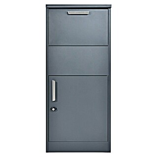 Westmann Paketbox Pepe (Anthrazit, Metall, B 50 x H 114 x T 39 cm)