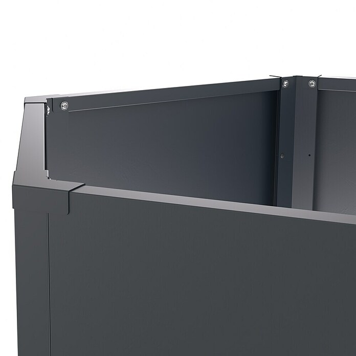 Westmann Hochbeet Varia 52 (100 x 100 x 52 cm, Metall, Grau) | BAUHAUS