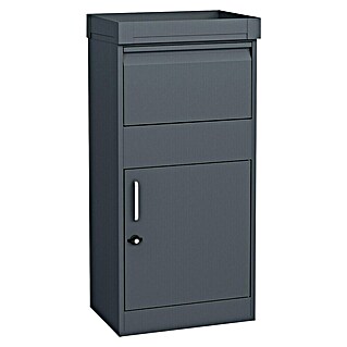 Westmann Paketbox Piet (Anthrazit, Metall, B 50 x H 105 x T 37 cm)
