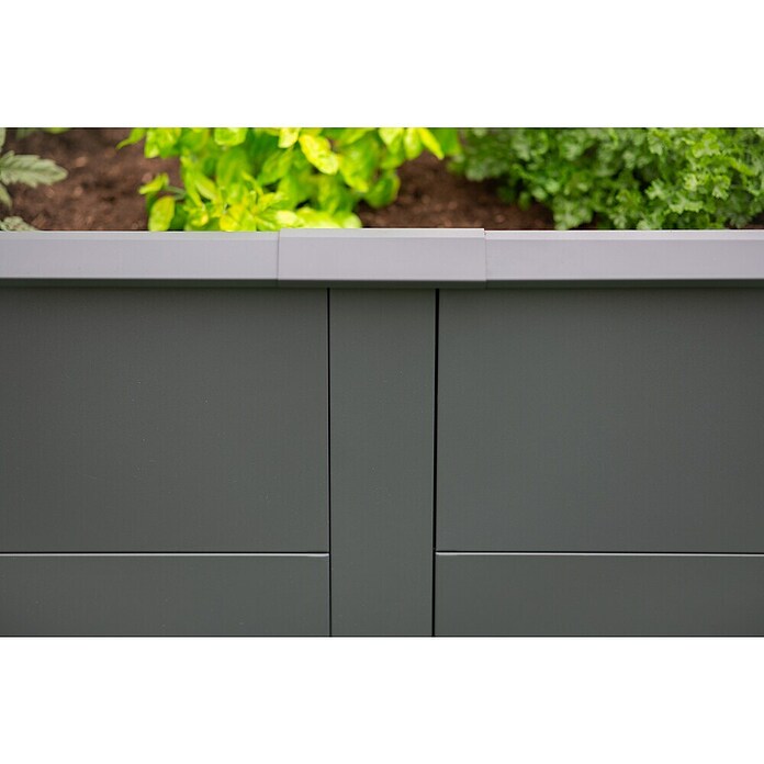 Westmann Hochbeet Primus XL (100 x 200 x 77 cm, Stahl, Anthrazit) | BAUHAUS