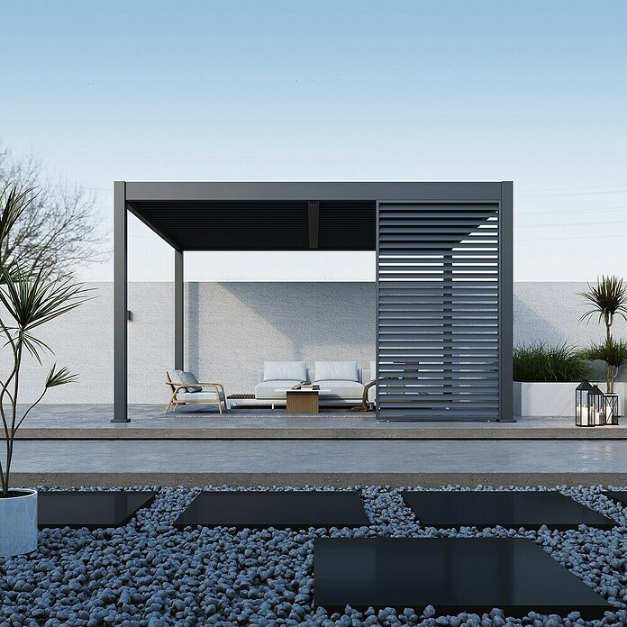 Paragon Outdoor Lamellen Grand Tuscan (Metall, Grau, Passend für: Pergola Grand Tuscan 14) | BAUHAUS