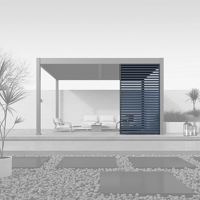 Paragon Outdoor Lamellen Grand Tuscan (Metall, Grau, Passend für: Pergola Grand Tuscan 14) | BAUHAUS