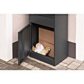 Westmann Paketbox Piet (Anthrazit, Metall, B 50 x H 105 x T 37 cm) | BAUHAUS
