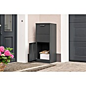 Westmann Paketbox Pepe (Anthrazit, Metall, B 50 x H 114 x T 39 cm) | BAUHAUS