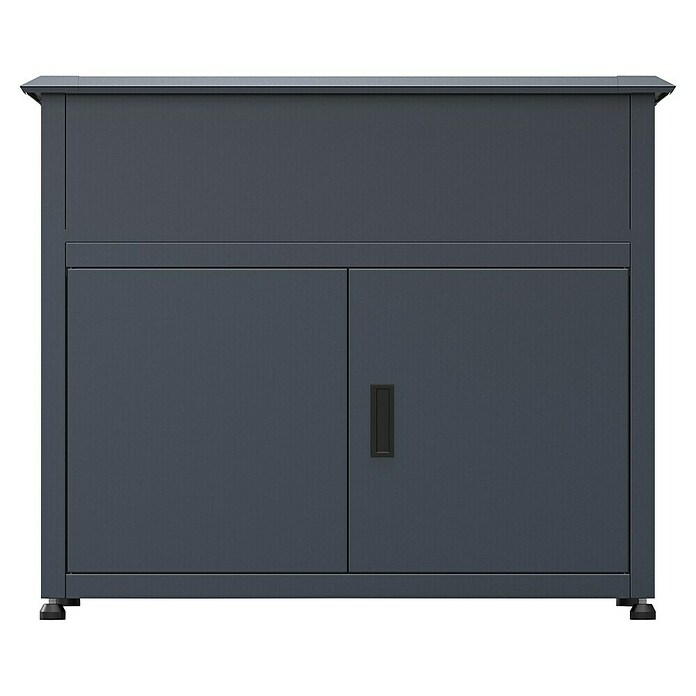 Westmann Hochbeet Plexa (50 x 100 x 85 cm, Metall, Grau) | BAUHAUS