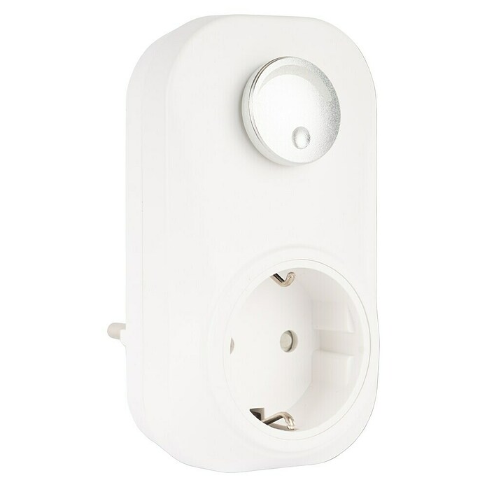 Tradim Tussenstekker 4-200W/VA met dimmer (Wit) | BAUHAUS