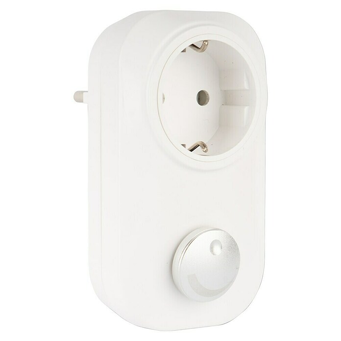 Tradim Tussenstekker 4-200W/VA met dimmer (Wit) | BAUHAUS