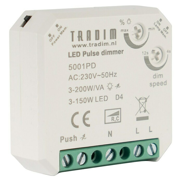 Tradim Led-dimmer R, C 5001PD (l x b x h: 17,5 x 49 x 46,5 mm) | BAUHAUS