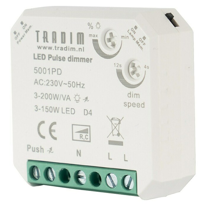 Tradim Led-dimmer R, C 5001PD (l x b x h: 17,5 x 49 x 46,5 mm) | BAUHAUS