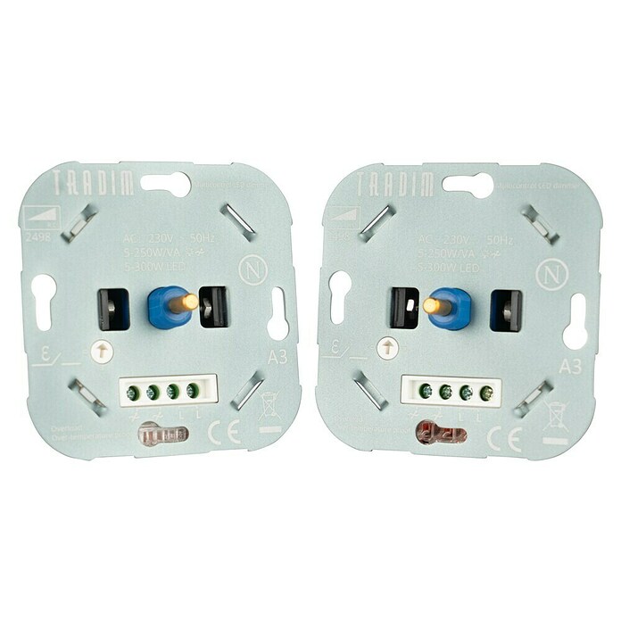 Tradim Dimmer-basiselement Muurdimmer - 300W/VA MULTICONTROL (Max. aansluitvermogen: 300 W) | BAUHAUS