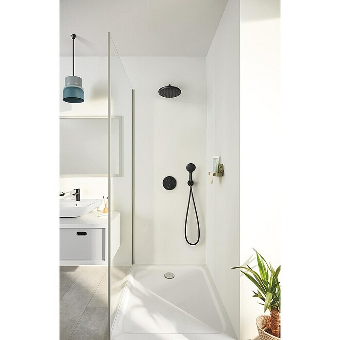Grohe Douchesysteem Precision Thermostat met Vitalio Start 250 (Aantal straalsoorten: 2 st., Zwart) | BAUHAUS