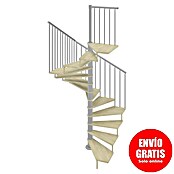 Scrigno Escalera de caracol Quadra (Plata/Beige, Diámetro: 105 cm, Altura de planta: 267 cm - 312 cm) | BAUHAUS