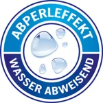 Abperleffekt wasserabweisend