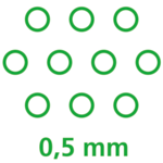 Korngröße 0,5 mm