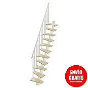 Scrigno Escalera principal Birka (Ancho: 60 mm, Recto, Color peldaños: Beige, Altura de planta: 240 cm - 284 cm) | BAUHAUS