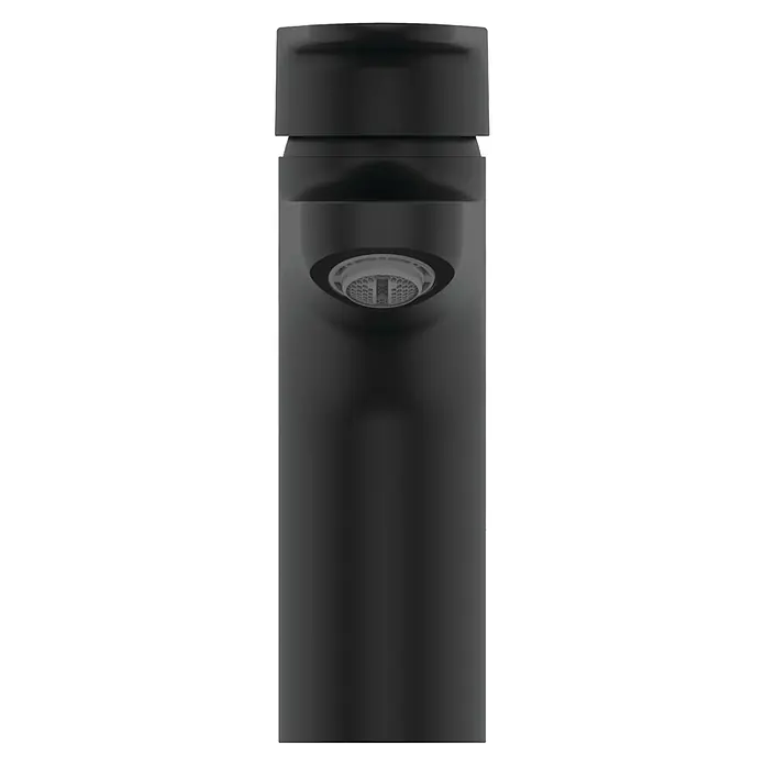 Ideal Standard Alu+ Waschtischarmatur - Höhe: 160 cm, Schwarz - Schwarze Armatur im schlanken, modernen Design mit sichtbarem Luftsprudler.