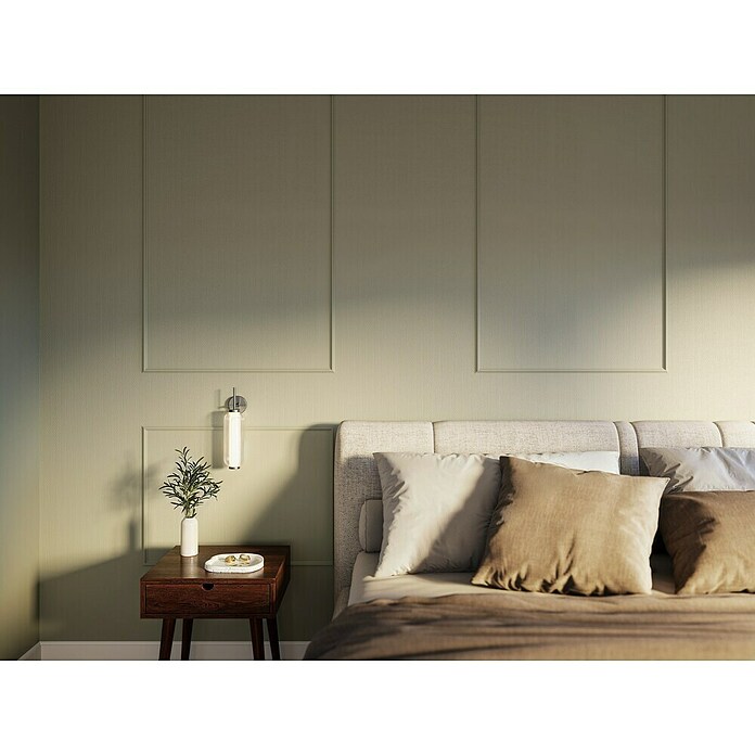 Wandstrip Set mdf 8,5x22 mm 50x70cm (null, Wit, MDF, Breedte: 2,2 cm) | BAUHAUS