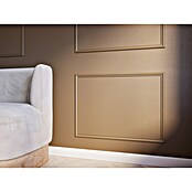 Wandstrip Set mdf 10x29 mm 120x70cm (null, Wit, MDF, Hoogte: 1,3 cm, Breedte: 2,9 cm) | BAUHAUS