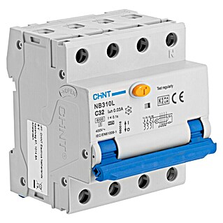 Chint Aardlekautomaat 3P+N 32A C KAR 6KA 30MA (32 A, Aantal polen: 3 st., Karakteristiek C/A type)