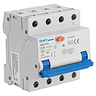Chint Aardlekautomaat 3P+N 16A C KAR 6KA 300MA (16 A, Aantal polen: 3 st., Karakteristiek C/A type)