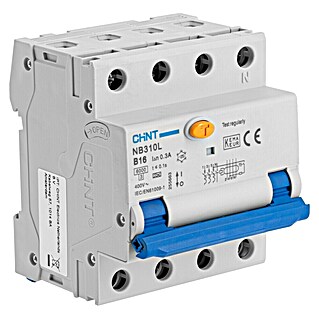 Chint Aardlekautomaat 16A B KAR 6KA 300MA (16 A, Aantal polen: 3 st., Karakteristiek B/A type)