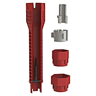 Llave de tubo (Ancho de llave: 9 mm - 40 mm, Largo: 240 mm, Plástico)