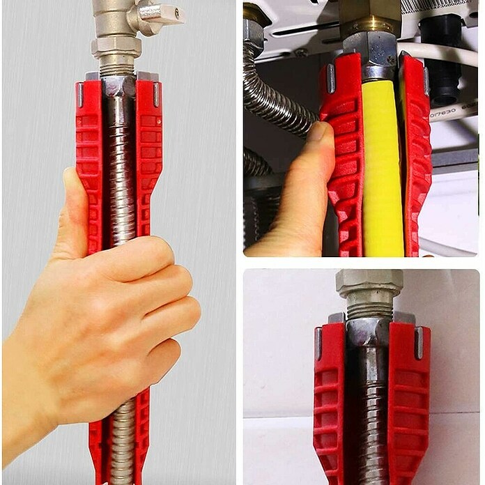 Llave de tubo (Ancho de llave: 9 mm - 40 mm, Largo: 240 mm, Plástico) | BAUHAUS