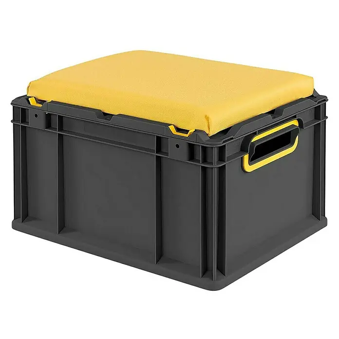 Proregal Eurobox NextGen Seat Gelb - Kunststoff, Schwarz